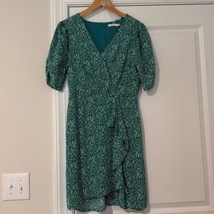 Green Patterned Dress
